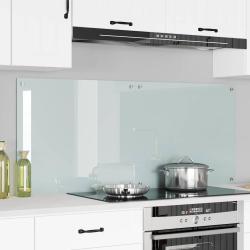 Cr&eacute;dence de cuisine 2 pcs Blanc 70 x 60 cm verre tremp&eacute;