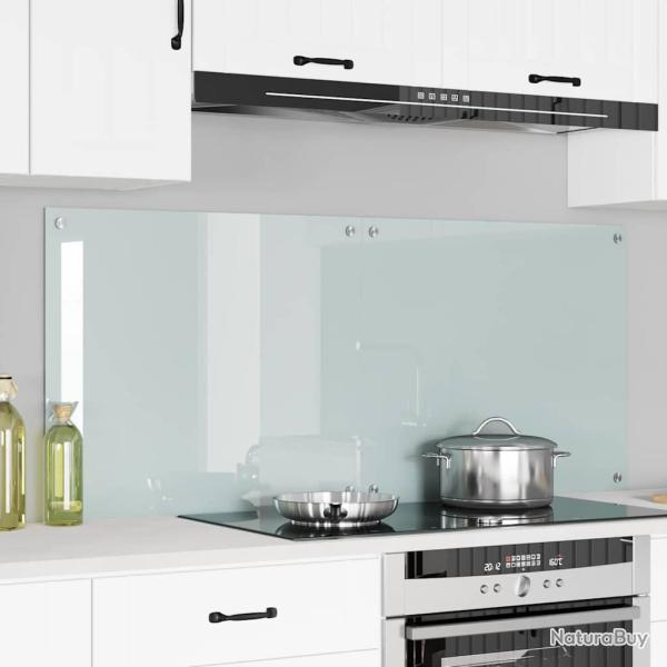 Cr�dence de cuisine 2 pcs Blanc 70 x 60 cm verre tremp�