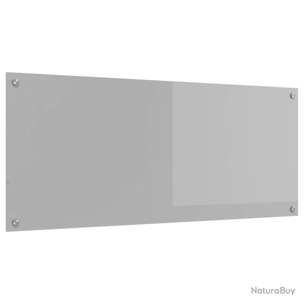 Cr�dence de cuisine Gris clair 120 x 50 cm verre tremp�