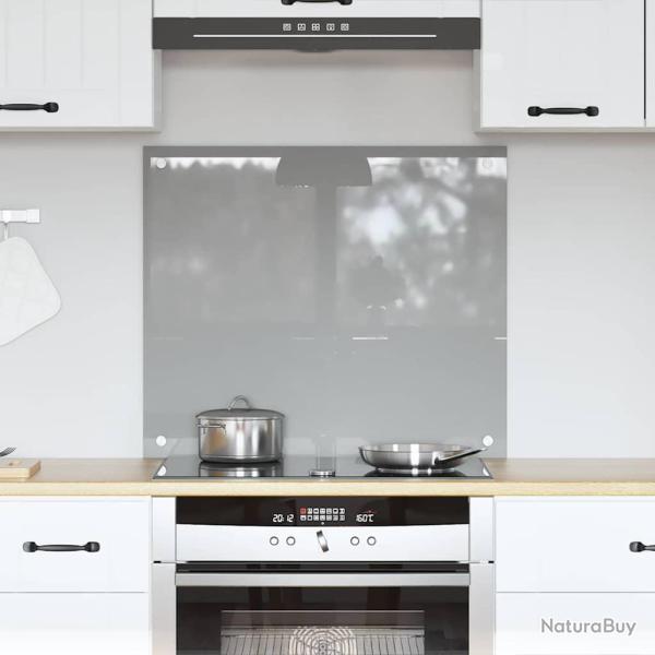 Cr�dence de cuisine Gris clair 70 x 60 cm verre tremp�
