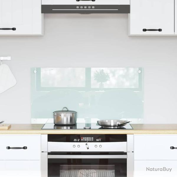 Cr�dence de cuisine Lait 80 x 40 cm verre tremp�