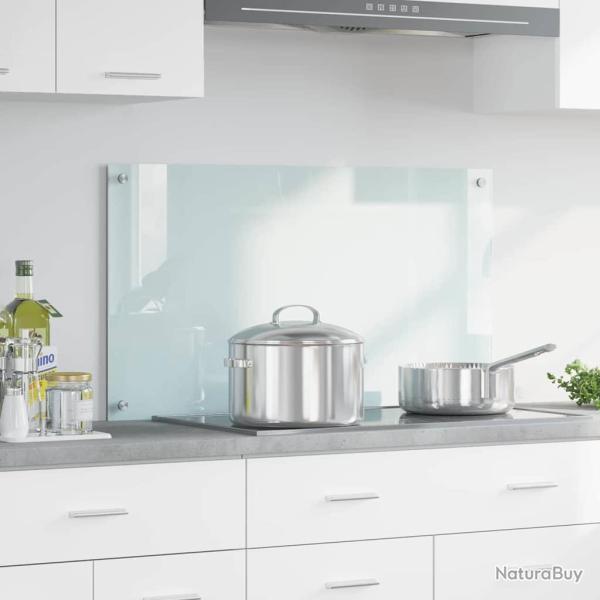 Cr�dence de cuisine Lait 90 x 50 cm verre tremp�