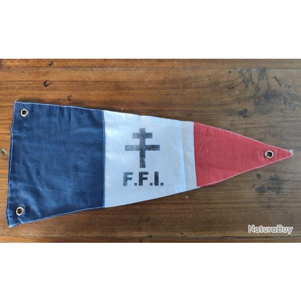 reproduction  Fanion FFI coton militaria ww2