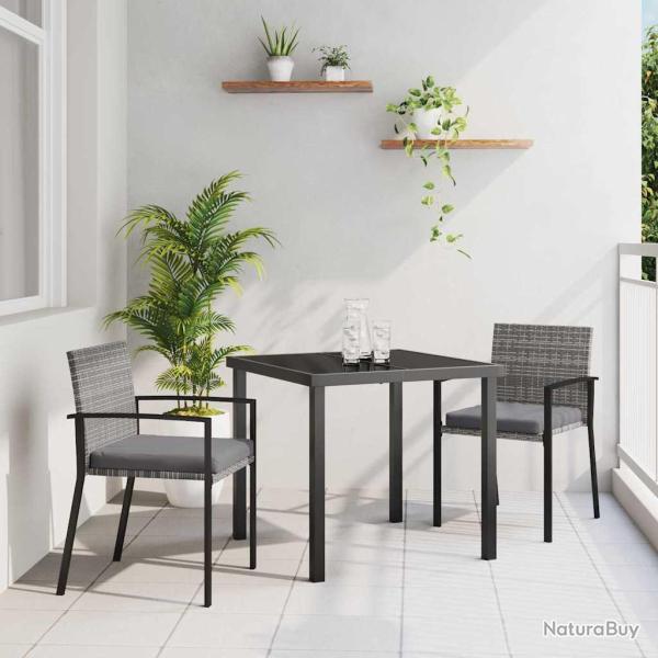 Ensemble de salle � manger pour 3 pcs Gris