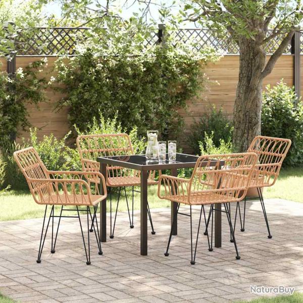 Ensemble de salle � manger pour 5 pcs Marron