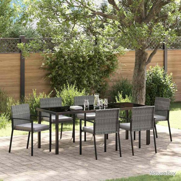 Ensemble de salle � manger pour 6 pcs Gris