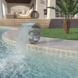 Fontaine d'&eacute;tang Acier inoxydable 50 x 30 x 53 cm Argent&eacute;