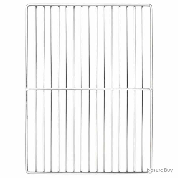 Grille de barbecue Argent� 40 x 30 cm Acier inoxydable