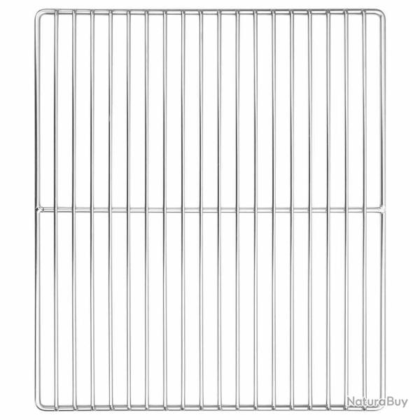 Grille de barbecue Argent� 40 x 35 cm Acier inoxydable