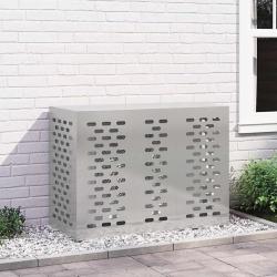 Housse de climatiseur Argent 110 x 50 x 80 cm Acier inoxydable