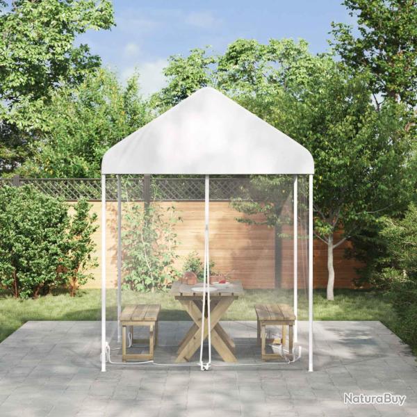 Moustiquaire pour gazebo 220 mesh Blanc 2 x 2 x 2 m Polyester