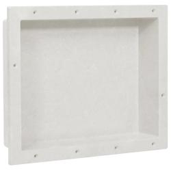 Niche de douche Blanc mat 41x51x10 cm