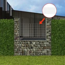 Panier de gabion en forme de U Acier galvanis&eacute; 160x20x150 cm