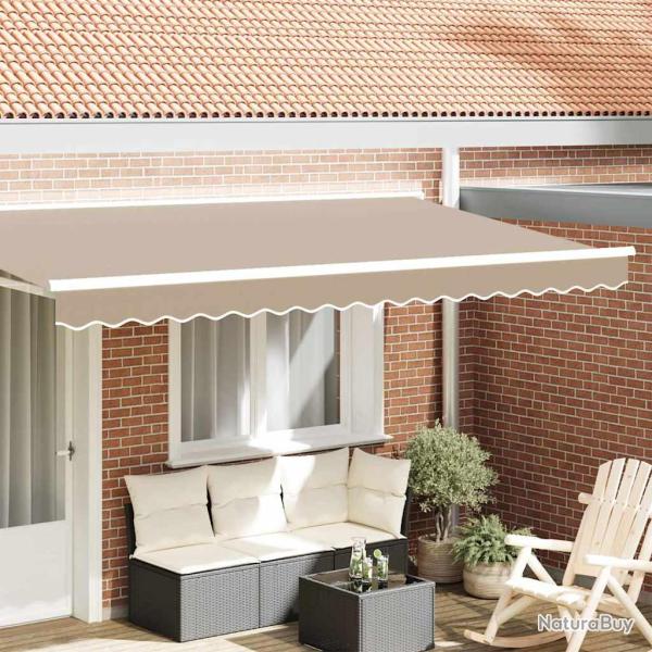 Remplacement de lambrequin Beige 380 x 20 cm Polyester