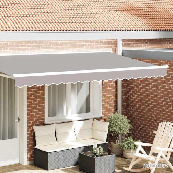 Remplacement de lambrequin Gris clair 380 x 20 cm Polyester
