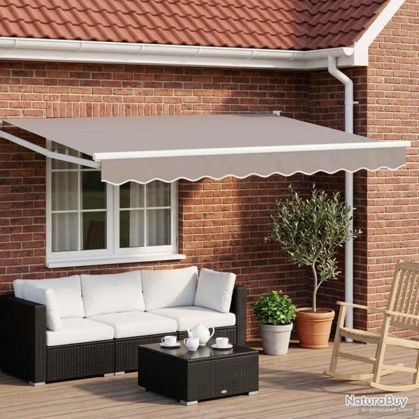 Store r�tractable manuel avec LEDs 2,5 x 2 m