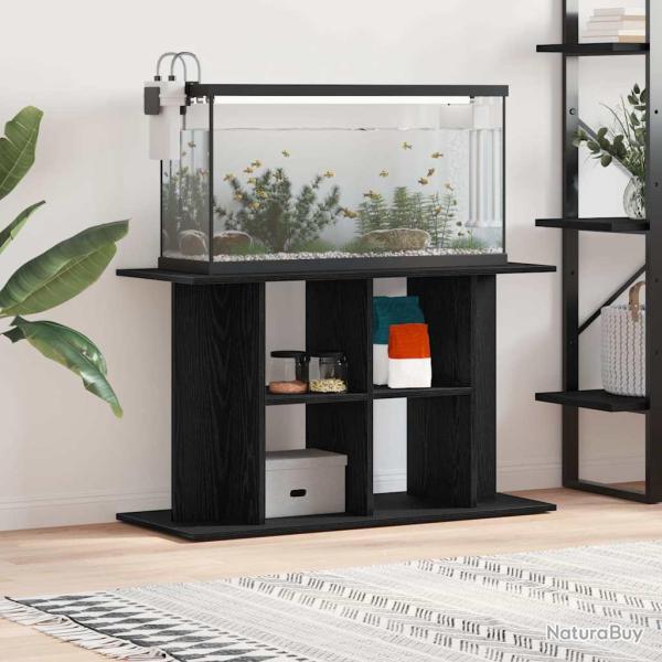 Support d'aquarium Ch�ne noir 100x40x60 cm Bois d'ing�nierie