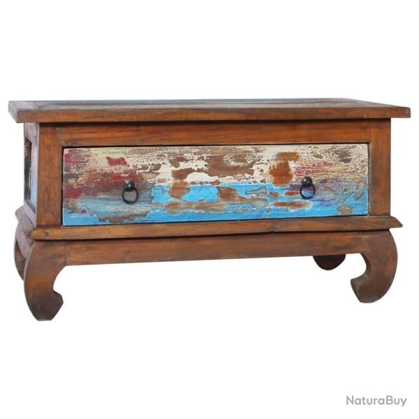 Table basse 80x50x40 cm Bois de teck r�cup�r�