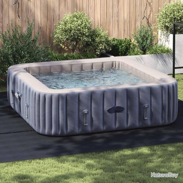 Tapis de piscine Noir 396 x 396 x 0,1 cm Tissu non tiss�