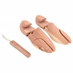 Tendeur de chaussures avec chausse-pied EU 40-41 bois de c&egrave;dre