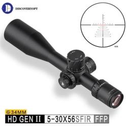 Discovery hd gen 2 5-30X56 ffp sfir z&eacute;ro stop+collier rectifi&eacute; 6061+bipied abs aluminium rotatif 360