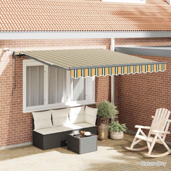 Tissu de auvent Vert et jaune 350 x 250 cm Polyester