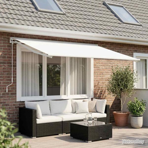 Toile de rechange pour auvent Blanc 450 � 350 cm Polyester