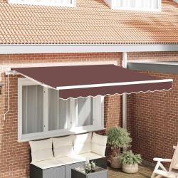 Toile de rechange pour auvent Marron 3 x 2 m Polyester