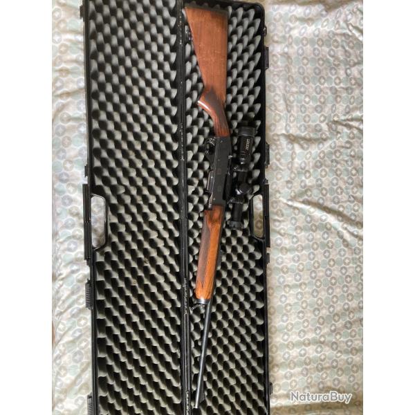 Carabine Remington 7400 en 35 Welhen avec lunette battue 1-4x24
