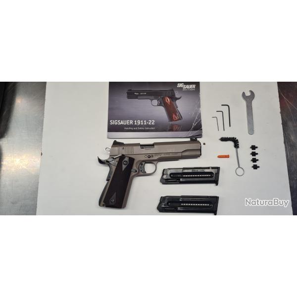1911 22lr sig sauer tan