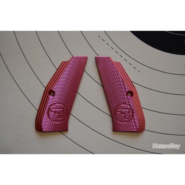 Plaquettes CZ pour CZ 75 SP-01 "Shadow" - Roses de chez rose!