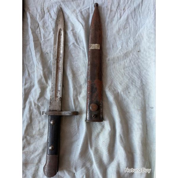 Ba�onnette turque mod�le 1903 avec fourreau