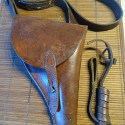 Etui 1892  + Baudrier et sangle de securit&eacute; .Affectation 137 &eacute;me de Ligne