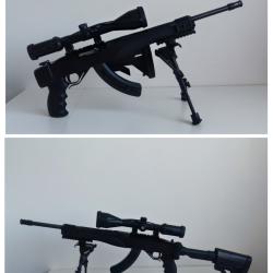 Ruger 10/22 tactical d&eacute;tente Timney et crosse pliante