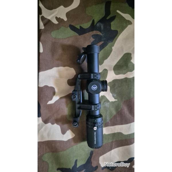 LPVO Vector Optics Grimlock 1-6x24 Gen2 sur montage 1.93