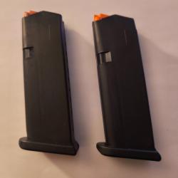 Lot de 2 chargeur Glock 43x / 48