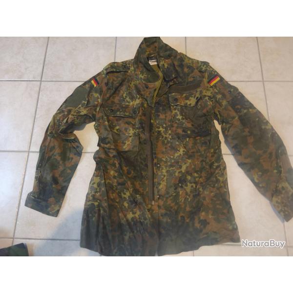 chemise treillis camouflage allemand