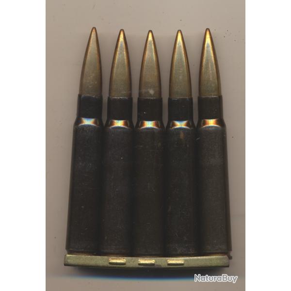5948G UN CLIP COMPLET DE 7,92x57 ww2 SS  �tui laqu� NEUTRA