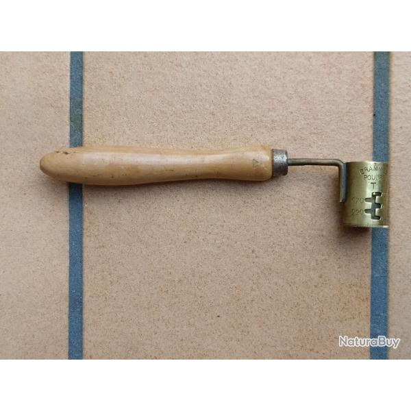 DOSETTE EN BOIS GRAMME POUDRE T ET PLOMB modele n2