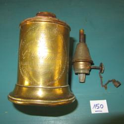 Lampe pour r&eacute;ajustage armes noire de fum&eacute;e (N&deg;150) sans m&eacute;che