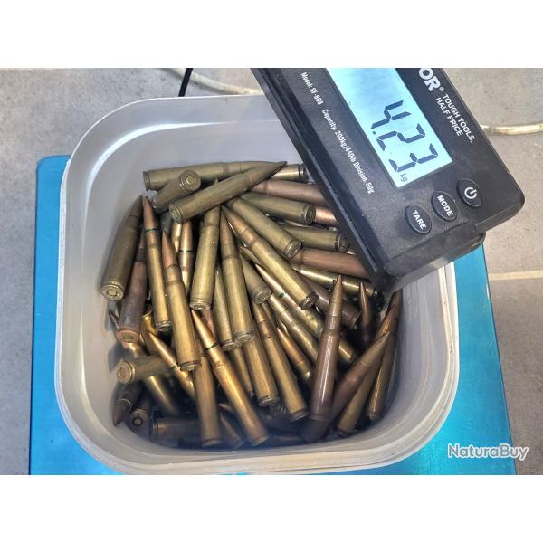 Lot de 4 kg de munitions Mauser 7.92  Ww1 / Ww2