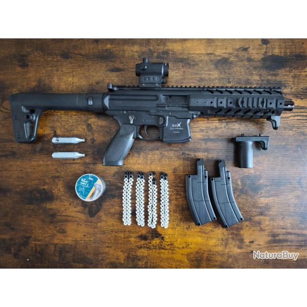 Sig Sauer MPX cal 4.5 Co2 full set ! Pret � tirer