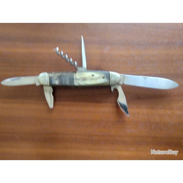 Couteau pliant 6 pi�ces ancien