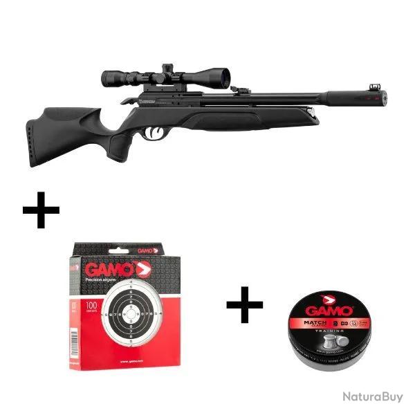 Pack Carabine PCP GAMO Arrow 5.5mm 19.90 Joules Avec Lunette 3-9x40 WR