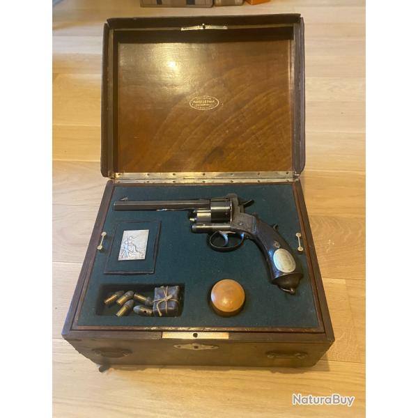 Rare Revolver prix de tir Faure et Lepage 1866 en coffret