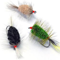 Volez pour BOMBER de p&ecirc;che. Mouche s&egrave;che pour attraper le saumon, la grosse truite, l'ombre.