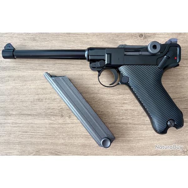 WE P08 Luger 6' GBB (Noir)