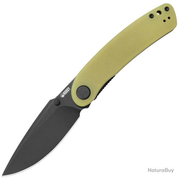 Couteau Pliant Kubey Momentum Lame Acier 14C28N Manche G10 Jade Liner Lock KUB344O