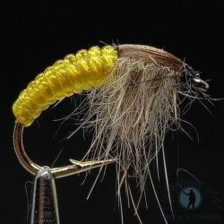 Amonite / Larve - mouche nymphe pour la p&ecirc;che &agrave; la truite et Grayling