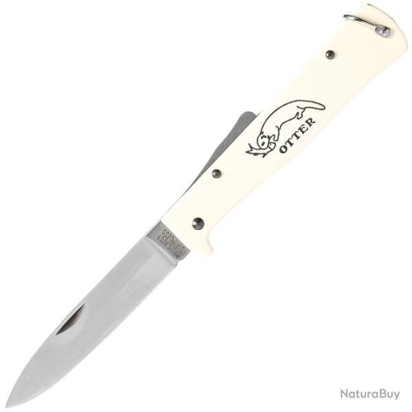 Couteau pliant  Otter Mercator 11 cm beige acier inoxydable